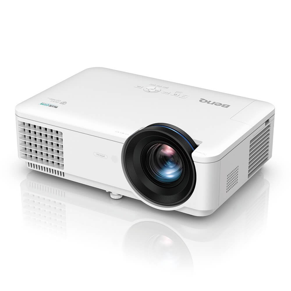 BenQ LW820ST - Proyector DLP - Láser - 3D - 3600 lúmenes ANSI - WXGA (1280 x 800) - 16:10 - 720p - Lente fija de proyección de tiro corto