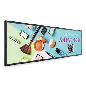 BenQ BH3801 - Pantalla LCD serie tipo barra de clase diagonal de 38" con retroiluminación LED - Señalización digital - Android 1920 x 600 - Iluminación lateral