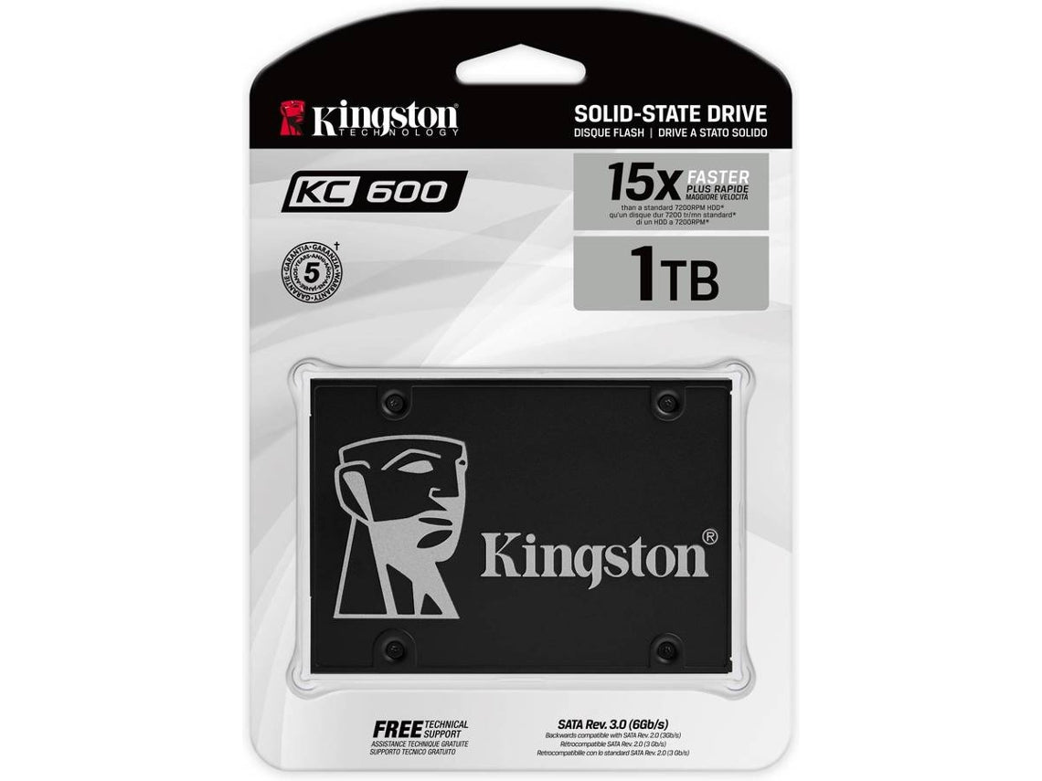 SSD KINGSTON 1TB KC600 SATA 2.5