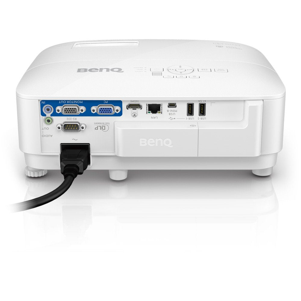 BenQ EW800ST - DLP projector - portable - 3D - 3300 lumens - WXGA (1280 x 800) - 16:10 - 720p - 802.11a/b/g/n/ac wireless / Bluetooth