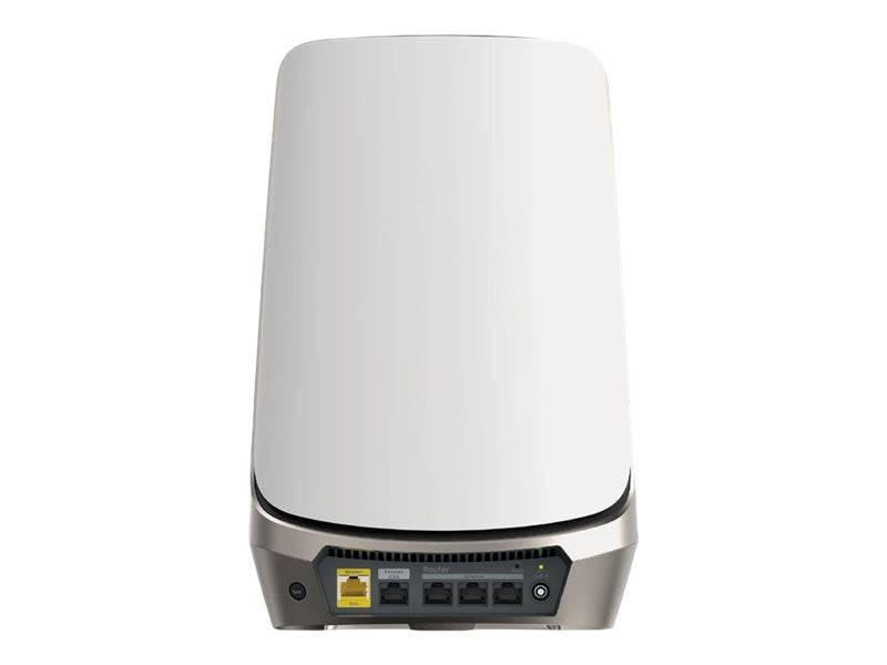 NETGEAR Orbi RBKE963 - Sistema Wi-Fi (router, 2 extensores) - hasta 6500 pies cuadrados - red - 10 GigE, 2,5 GigE, 802.11ax (6E Wi-Fi) - 802.11a/b/g/n/ac/ hacha (Wi-Fi 6E) - Multibanda (RBKE963-100EUS)