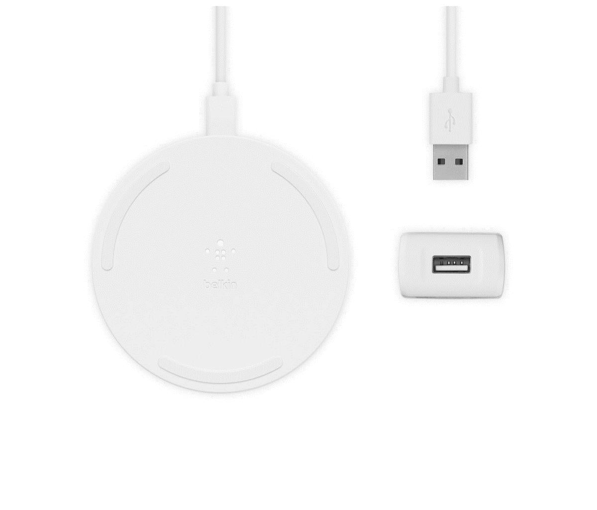 15W Wireless Charging Pad with PSU & USB