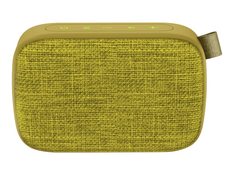 Energy Fabric Box 1+ Pocket - Altifalante - para utilização portátil - sem fios - Bluetooth - 3 Watt - verde