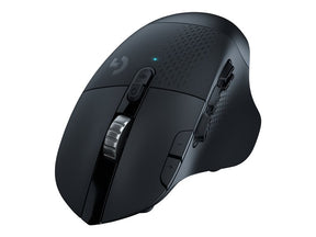 Logitech Gaming Mouse G604 - Mouse - optical - 15 buttons - wireless - Bluetooth, LIGHTSPEED - Logitech LIGHTSPEED receiver - black (910-005650)