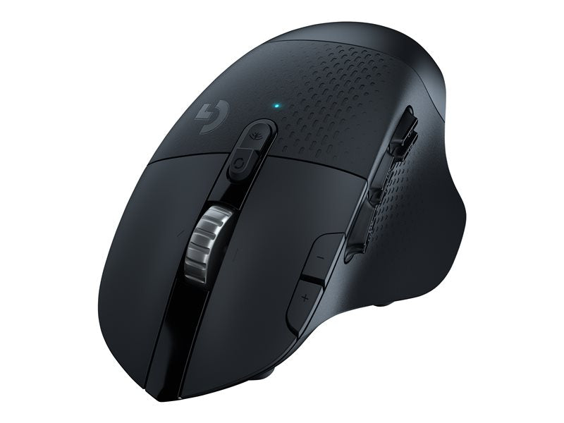 Logitech Gaming Mouse G604 - Ratón - óptico - 15 botones - inalámbrico - Bluetooth, LIGHTSPEED - Receptor Logitech LIGHTSPEED - negro (910-005650)