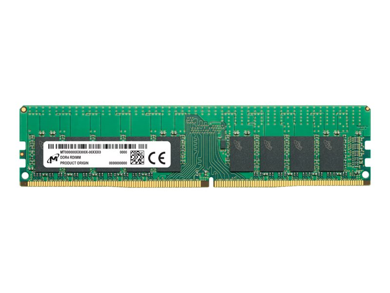 Micron - DDR4 - módulo - 32 GB - DIMM de 288 pines - 2933 MHz / PC4-23466 - CL21 - 1,2 V - registrado (MTA18ASF4G72PDZ-2G9E1R)