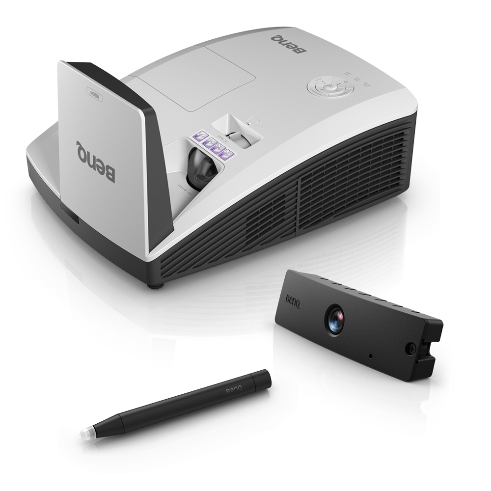 BenQ MH856UST+ - Projector DLP - 3D - 3500 lumens ANSI - Full HD (1920 x 1080) - 16:9 - 1080p - lentes de projeção de distância ultra curta