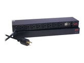 APC Switched Rack PDU - Power Distribution Range - AC 120V - Ethernet 10/100 - input: NEMA L5-20 - output connectors: 8 (NEMA 5-20) - 1U - 19" - black