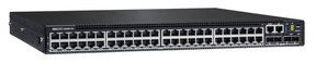 Dell PowerSwitch N2248X-ON - Switch - L3 - Managed - 48 x 10/100/1000/2.5G + 4 x 25 Gigabit SFP28 - front to back airflow - rail mountable - CAMPUS Smart Value