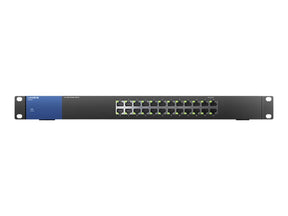 Linksys Business LGS124 - Conmutador - sin gestión - 24 x 10/100/1000 - montaje en riel - CA 100/230 V (LGS124-EU)