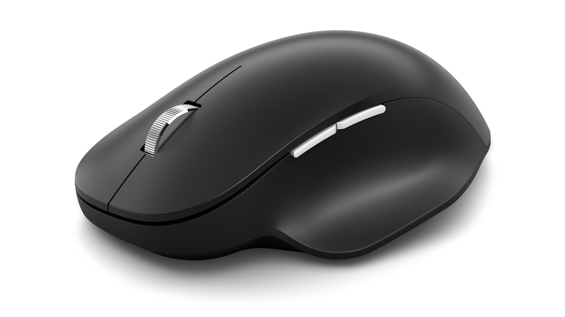 Microsoft Bluetooth Ergonomic Mouse - Mouse - ergonomic - optical - 5 buttons - wireless - Bluetooth 5.0 LE - matte black