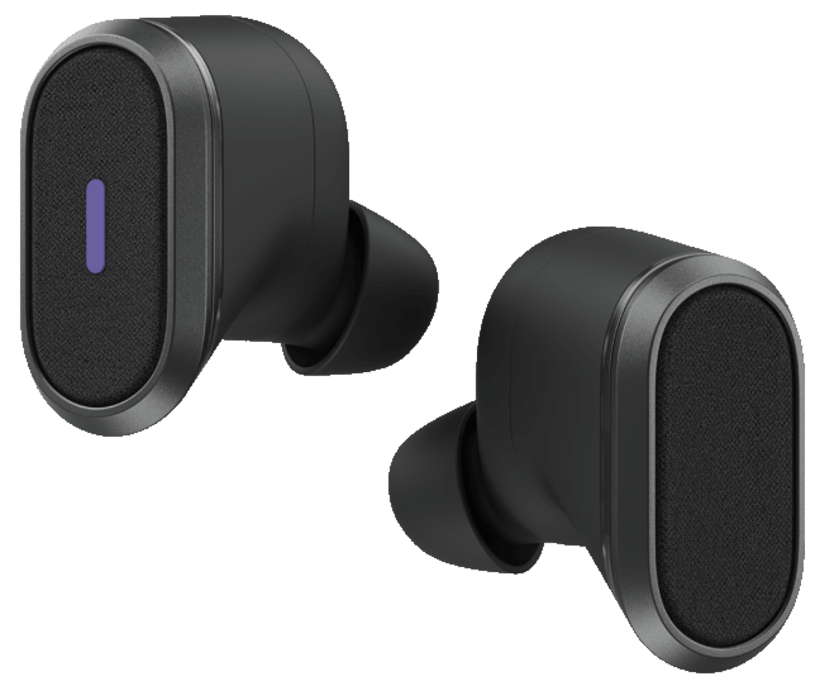 Logitech Zone True Wireless - Auriculares inalámbricos con micrófono - intrauditivos - bluetooth - cancelación activa de ruido - grafito