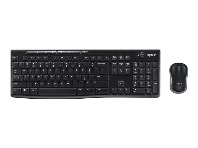 Logitech MK270 Wireless Combo - Keyboard and Mouse Combo - Wireless - 2.4GHz - Spanish