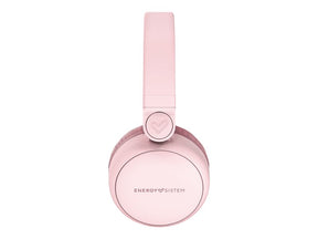 Energy Style 1 Talk - Auscultadores supra-aurais com microfonoe - tamanho completo - com cabo - macaco de 3,5 mm - rosa puro