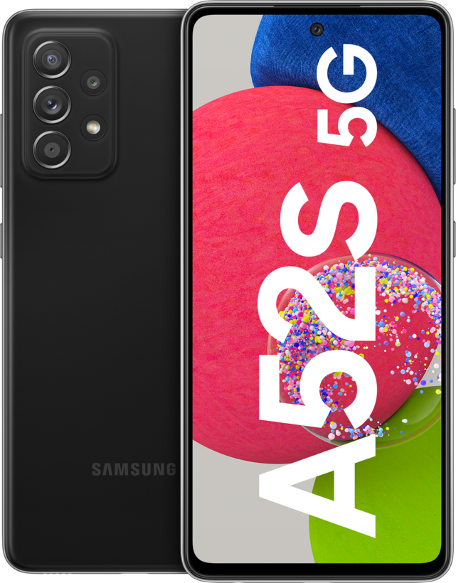 Smartphone Samsung Galaxy A52s 5G 128GB EE Preto (SM-A528BZKCEEB)