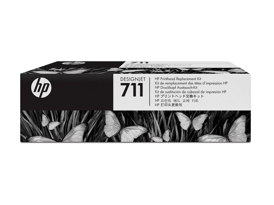 HP 711 - Black, Yellow, Cyan, Magenta - Printer Head - for DesignJet T100, T120, T120 ePrinter, T125, T130, T520, T520 ePrinter, T525, T530