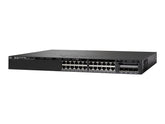 Cisco Catalyst 3650-24PD-L - Switch - Administered - 24 x 10/100/1000 (PoE+) + 2 x 10 Gigabit SFP+ - desktop, rail mountable - PoE+ (390W) (WS-C3650-24PD-L)