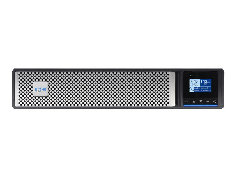 Eaton 5PX G2 - UPS (rack mountable / external) - AC 120 V - 1440 Watt - 1440 VA - RS-232, USB - Output Connectors: 8 - 2U - Black, Silver