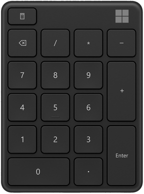 Microsoft Number Pad - Keyboard - Wireless - Bluetooth 5.0 - Matte Black