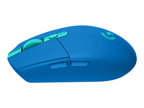 Logitech G G305 - Mouse - optical - 6 buttons - wireless - LIGHTSPEED - wireless USB receiver - blue (910-006014)