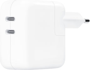 Adaptador de corriente de puerto USB-C doble de 35 W