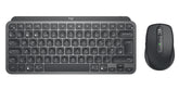 Logitech MX Keys Mini Combo for Business - Keyboard and Mouse Combo - Backlit - Wireless - Bluetooth LE - QWERTY - UK - Graphite