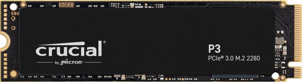 Crucial P3 - SSD - 1 TB - internal - M.2 2280 - PCIe 3.0 (NVMe)