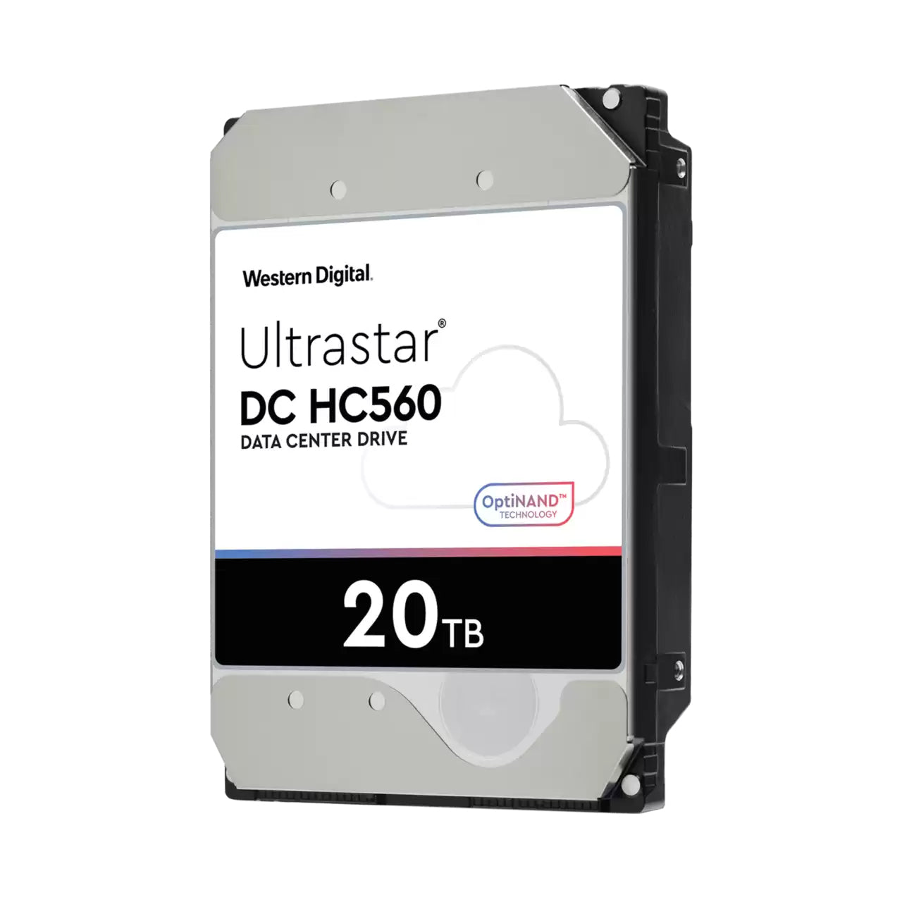 WD Ultrastar DC HC560 - Hard disk - 20 TB - internal - 3.5" - SAS 12Gb/s - 7200 rpm - buffer: 512 MB