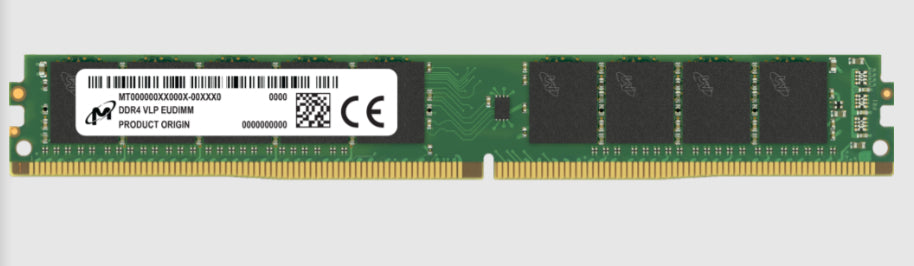 Micron - DDR4 - module - 16 GB - very discreet 288-pin DIMM - 3200 MHz / PC4-25600 - CL22 - 1.2 V - unbuffered - ECC