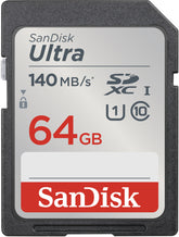 SanDisk Ultra - Flash memory card - 64 GB - Class 10 - SDHC UHS-I