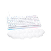 Logitech G G713 - Teclado - sin teclado numérico - retroiluminado - USB - QWERTY - Español - interruptor: Táctil - blanco