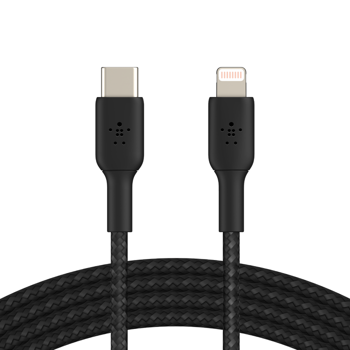Belkin BOOST CHARGE - Lightning Cable - USB-C Male to Lightning Male - 1 m - Black - USB Power Delivery (18W) - for Apple iPad/iPhone/iPod (Lightning)