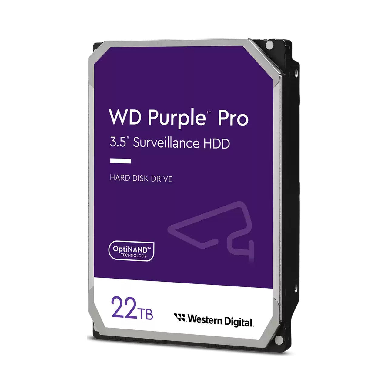 WD Purple Pro WD221PURP - Disco rígido - 22 TB - vigilância, vídeo inteligente - interna - 3.5" - SATA 6Gb/s - 7200 rpm - buffer: 512 MB