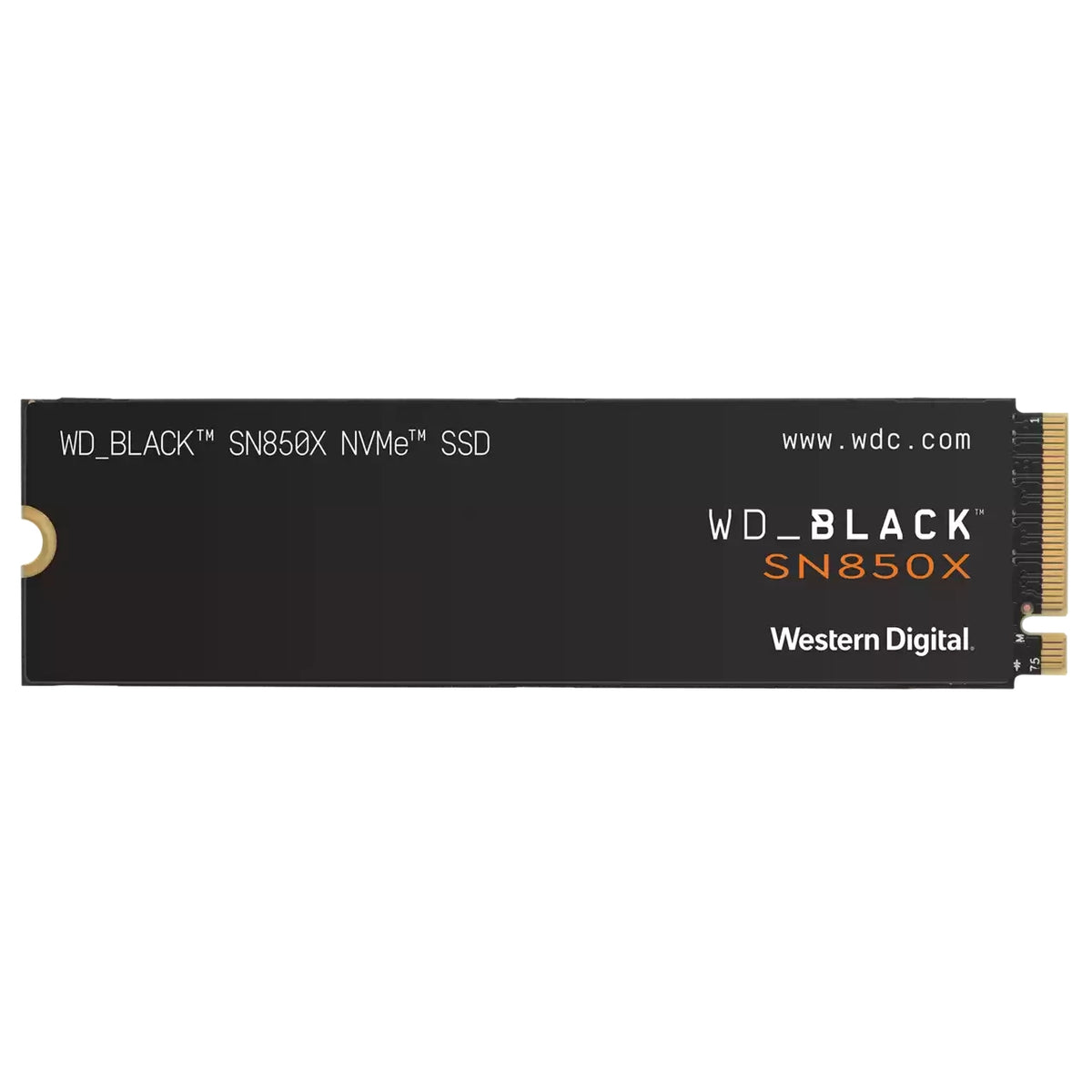 WD_BLACK SN850X NVMe SSD WDS400T2X0E - SSD - 4 TB - internal - M.2 2280 - PCIe 4.0 x4 (NVMe)