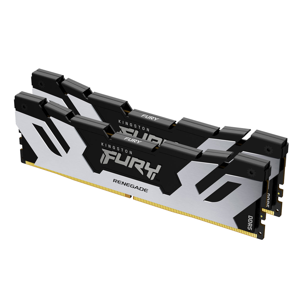 Kingston FURY Renegade Silver - DDR5 - kit - 32 GB + 2 x 16 GB - 288-pin DIMM - 6000 MHz / PC5-48000 - CL32 - 1.35 V - unbuffered - on-die ECC