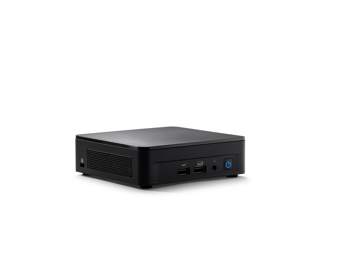 Intel Next Unit of Computing 12 Pro Kit - NUC12WSKI7 - Barebone - Chasis delgado - 1 x Core i7 1260P - RAM 0 GB - Gráficos Iris Xe - GigE, 2.5 GigE, Bluetooth 5.2 - WLAN: 802.11a/b/g/n/ac /hacha, Bluetooth 5.2