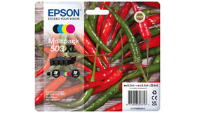 PACK TINTA EPSON 503XL 4 COLORES XP5200/05/WF2960/65