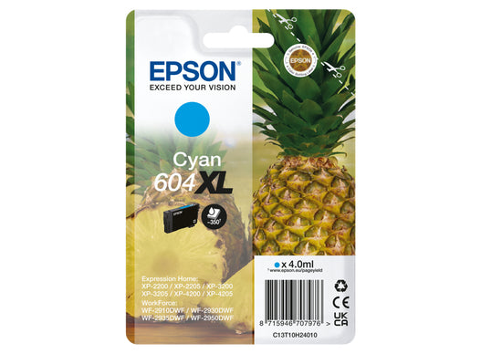 EPSON BLUE INK 604XL XP2200/05/3200/05/4200/05/WF2910/30/35/50