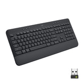 Logitech Signature K650 - Teclado - Inalámbrico - Bluetooth 5.1 - QWERTZ - Sueco - Grafito