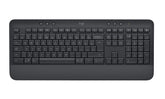 Logitech Signature K650 - Teclado - Inalámbrico - Bluetooth 5.1 - QWERTY - Estándar internacional americano - Grafito