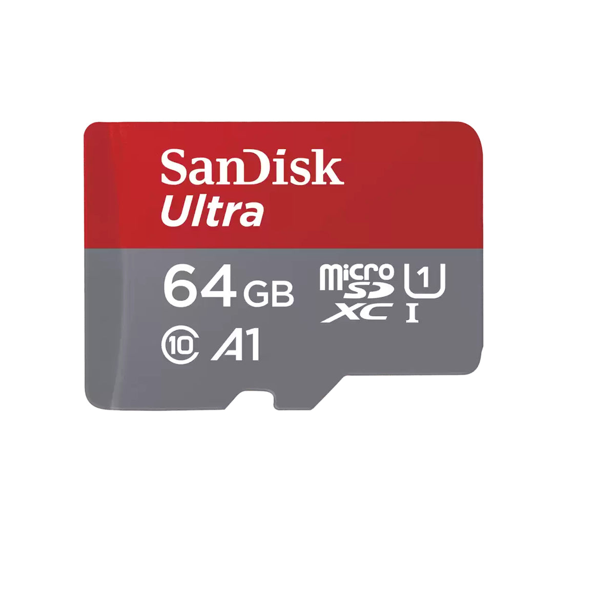 SanDisk Ultra - Flash Memory Card (Included microSDXC to SD Adapter) - 64 GB - A1 / UHS-I U1 / Class10 - microSDXC UHS-I