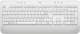 Logitech Signature K650 - Teclado - Inalámbrico - Bluetooth LE - AZERTY - Francés - blanquecino