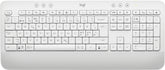 Logitech Signature K650 - Teclado - Inalámbrico - Bluetooth LE - QWERTY - Nórdico (danés/finlandés/noruego/sueco) - blanquecino