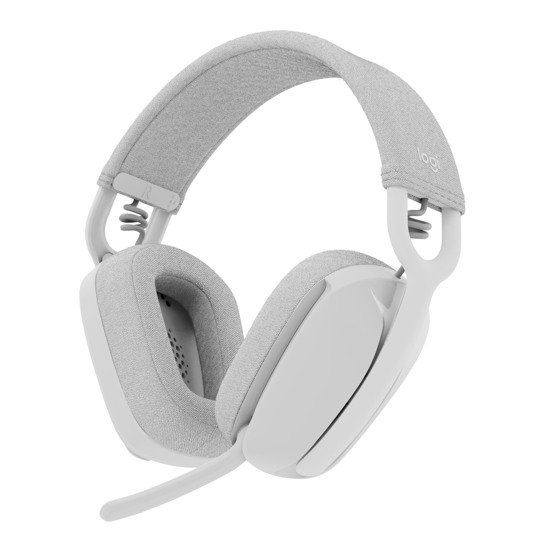 Logitech Zone Vibe 100 - Auriculares - tamaño completo - bluetooth - inalámbricos - blanco roto