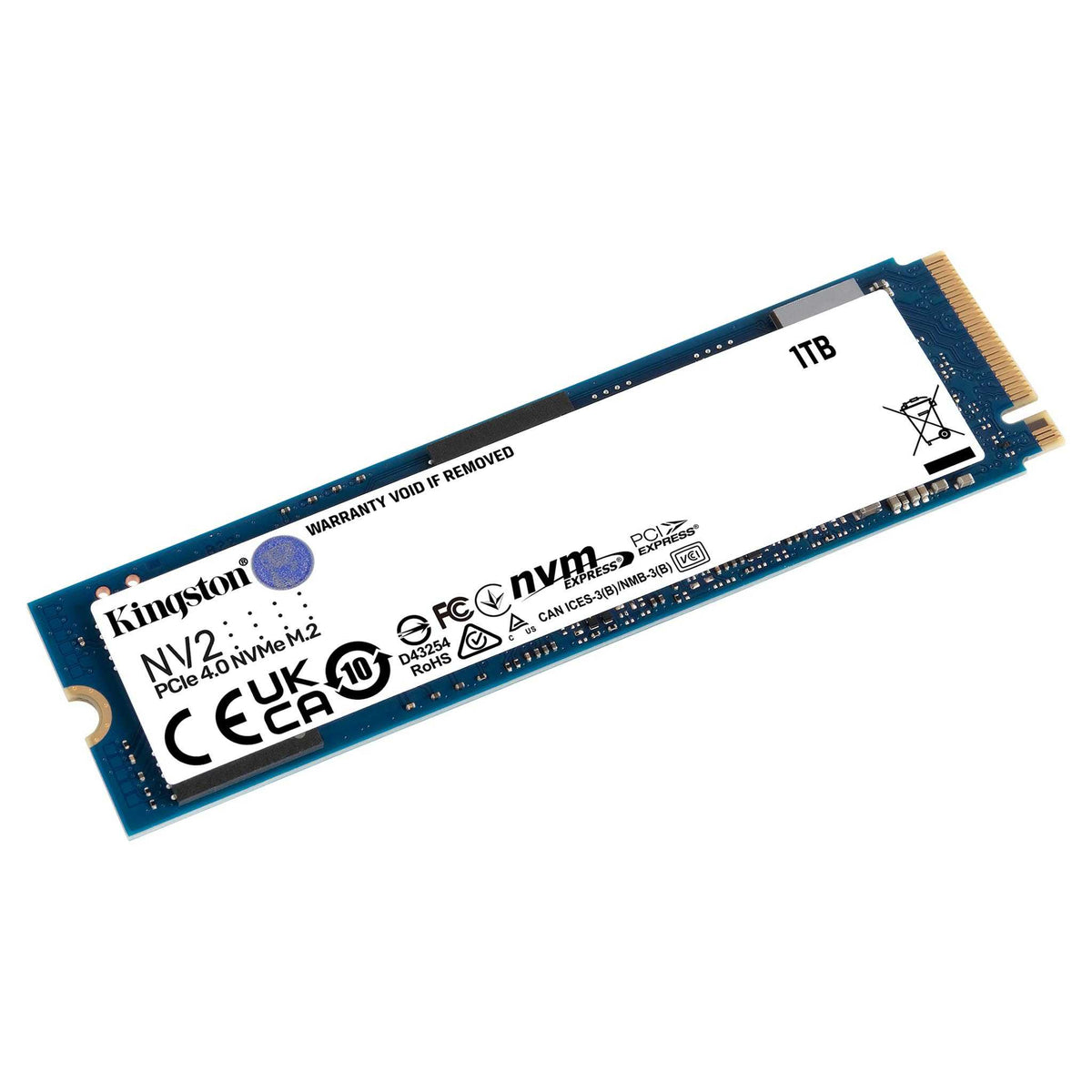 Kingston NV2 - SSD - 1 TB - internal - M.2 2280 - PCIe 4.0 x4 (NVMe)