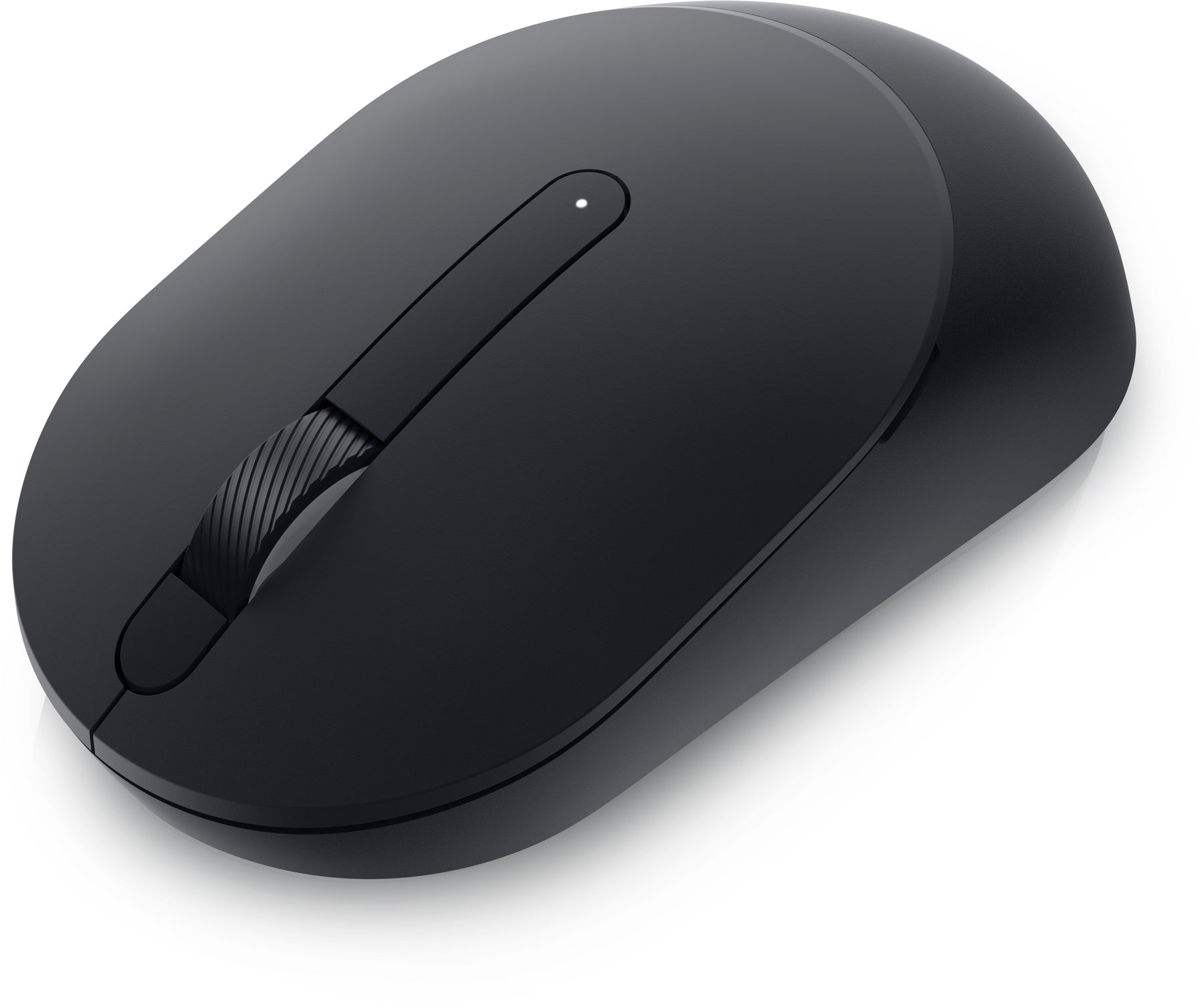 Dell MS300 - Mouse - full size - right and left handed - optical LED - 3 buttons - wireless - 2.4 GHz - black - retail - box - with 3 years Next Business Day Advanced Exchange Service