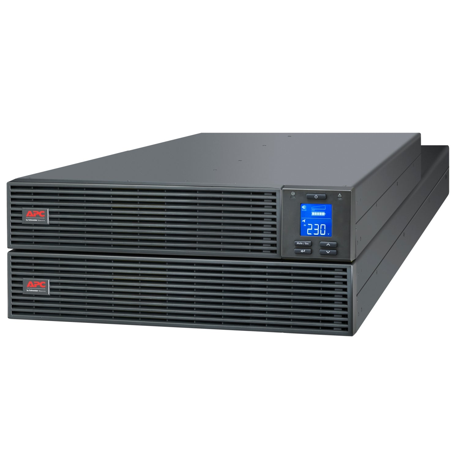 APC Easy UPS SRV - UPS (montável em bastidor) - AC 230 V - 5000 Watt - 5000 VA - RS-232, USB - conectores de saída: 1 - 4U - preto