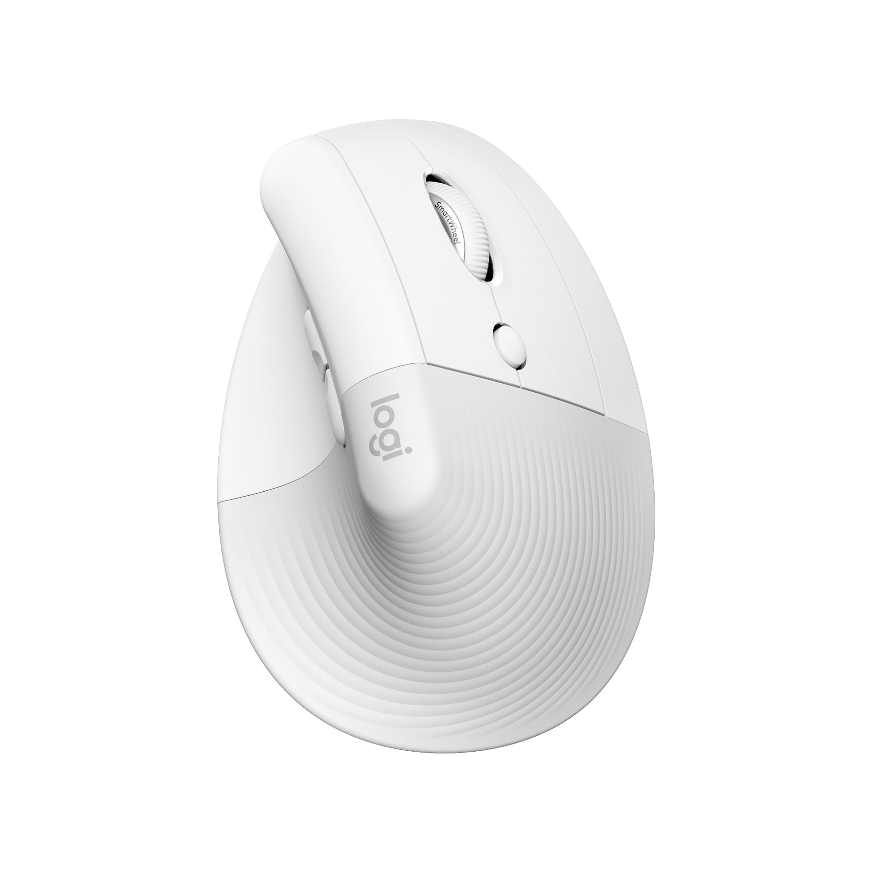 Logitech Lift for Mac - Ratón vertical - Ergonómico - Óptico - 6 Botones - Inalámbrico - Bluetooth - Receptor USB Logitech Logi Bolt - Blanco roto - para Apple MacBook