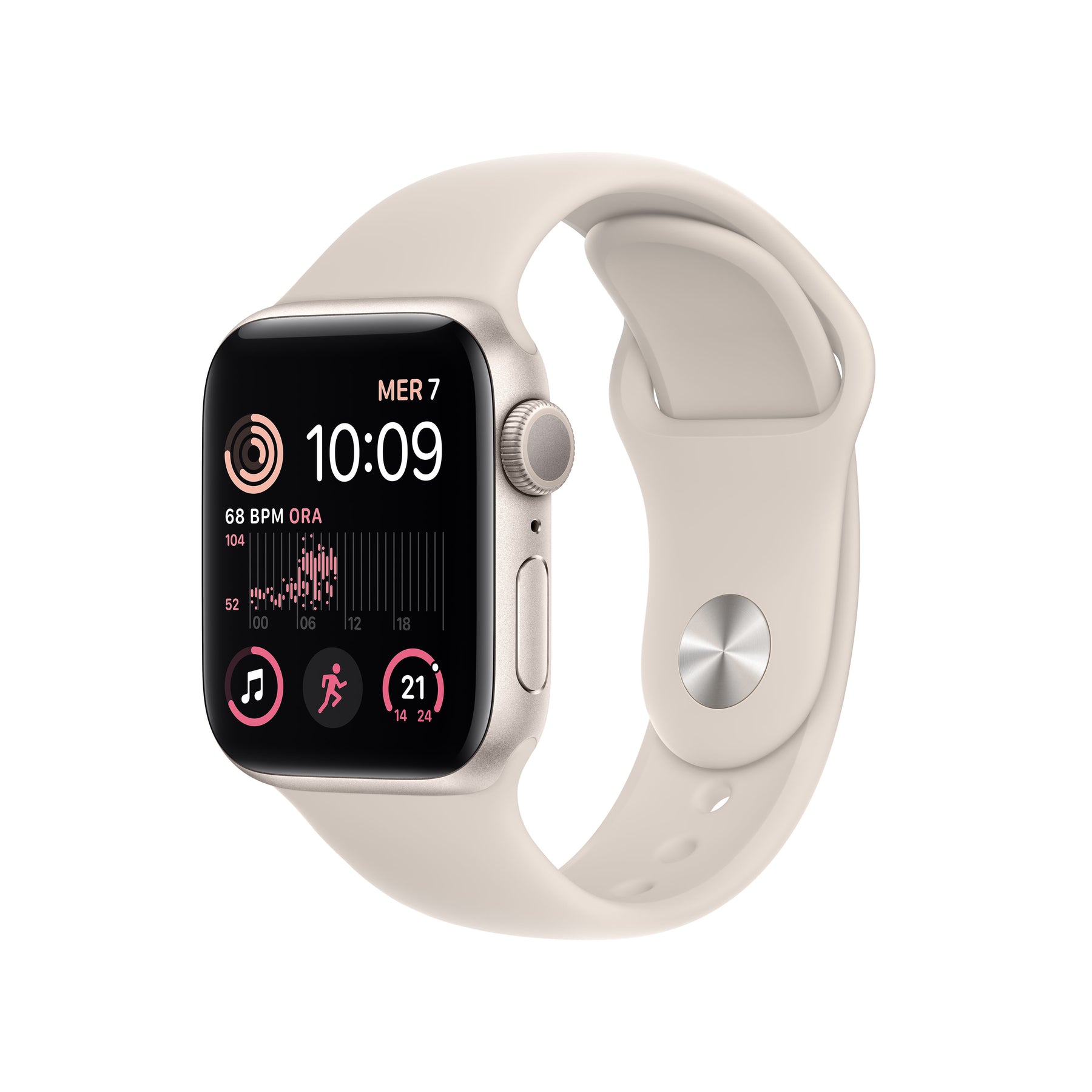 APPLE WATCH SE GPS 40MM CAJA DE ALUMINIO STARLIGHT CON BANDA DEPORTIVA STARLIGHT REGUL