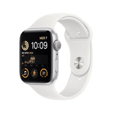 APPLE WATCH SE GPS 44MM CAJA DE ALUMINIO PLATA CON CORREA DEPORTIVA BLANCA NORMAL